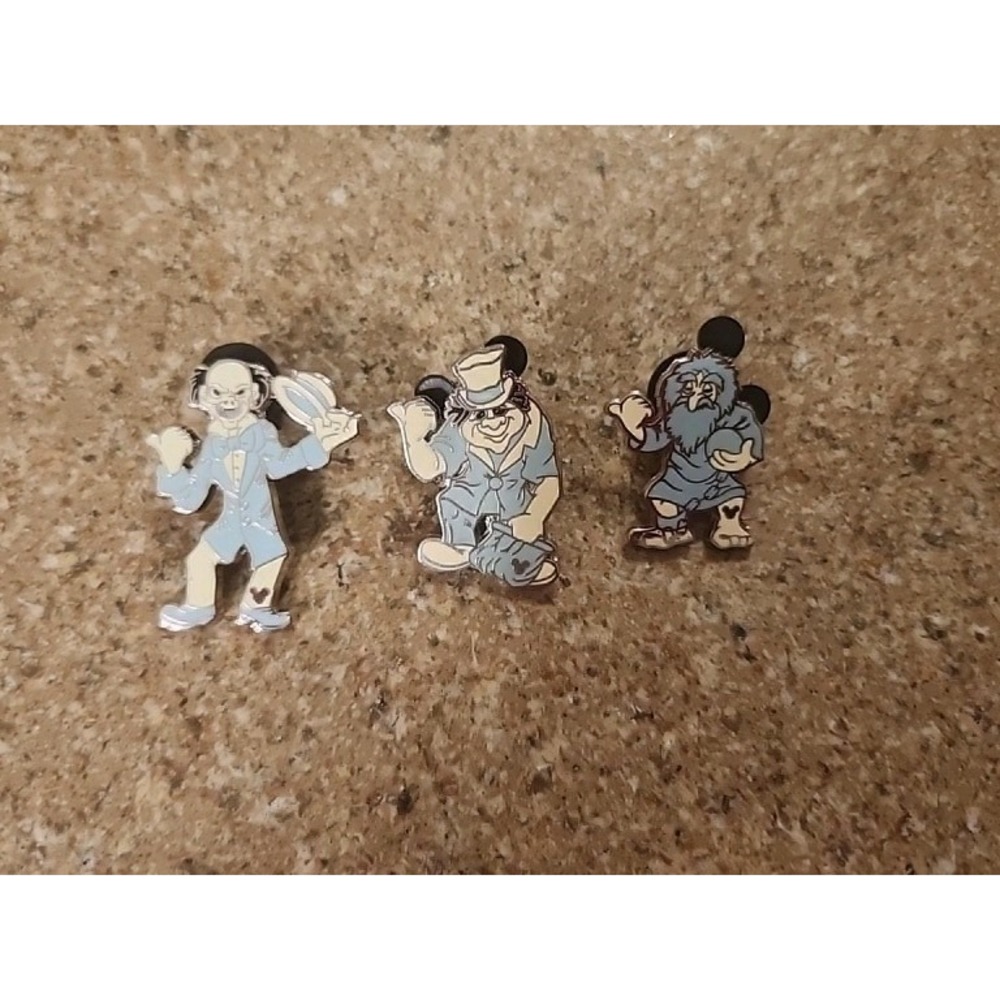 Haunted Mansion‎ Hitchhiking Ghost Hidden Mickey Set of 3